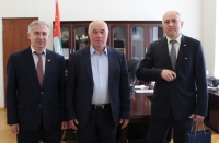 Адгур Харазия встретился с Полномочным Представителем Республики Абхазия в Приднестровье Александром Ватаманом
