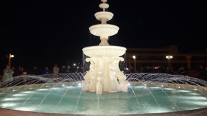 1 мая на площади имени Сергея Багапш запустили фонтан