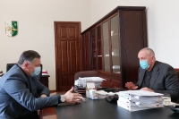 Александр Анкваб и Беслан Эшба обсудили эпидемиологическую ситуацию в столице