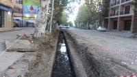 Проводятся капитальные работы по очистке ливневого коллектора по улице Воронова