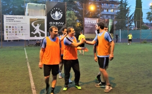 Команда Администрации Сухума одержала первую победу на турнире по мини-футболу среди команд ведомств