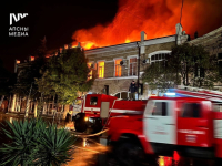 В Сухуме сгорел Центральный выставочный зал