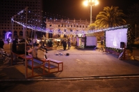 Новогодний кинотеатр для детей открыт на площади Свободы
