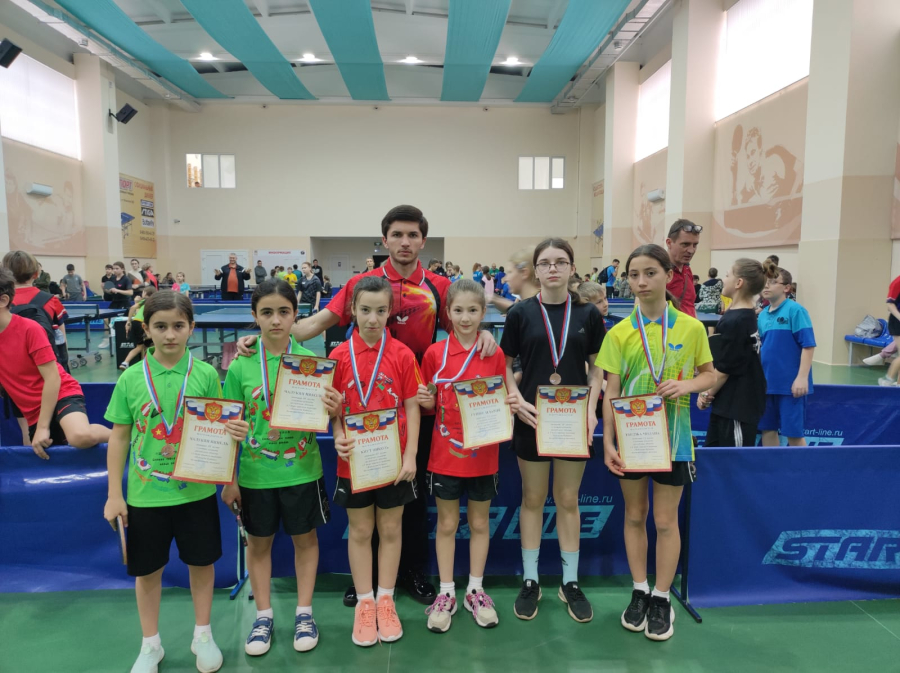 Сборная команда Сухума по настольному теннису заняла третье место на открытом первенстве Краснодарского края