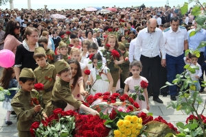 Празднование Дня победы в Сухуме