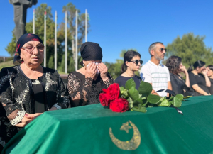 В Парке Славы состоялось перезахоронение бойцов Абхазской армии Леонида Пкин и Арсена Эфендиева